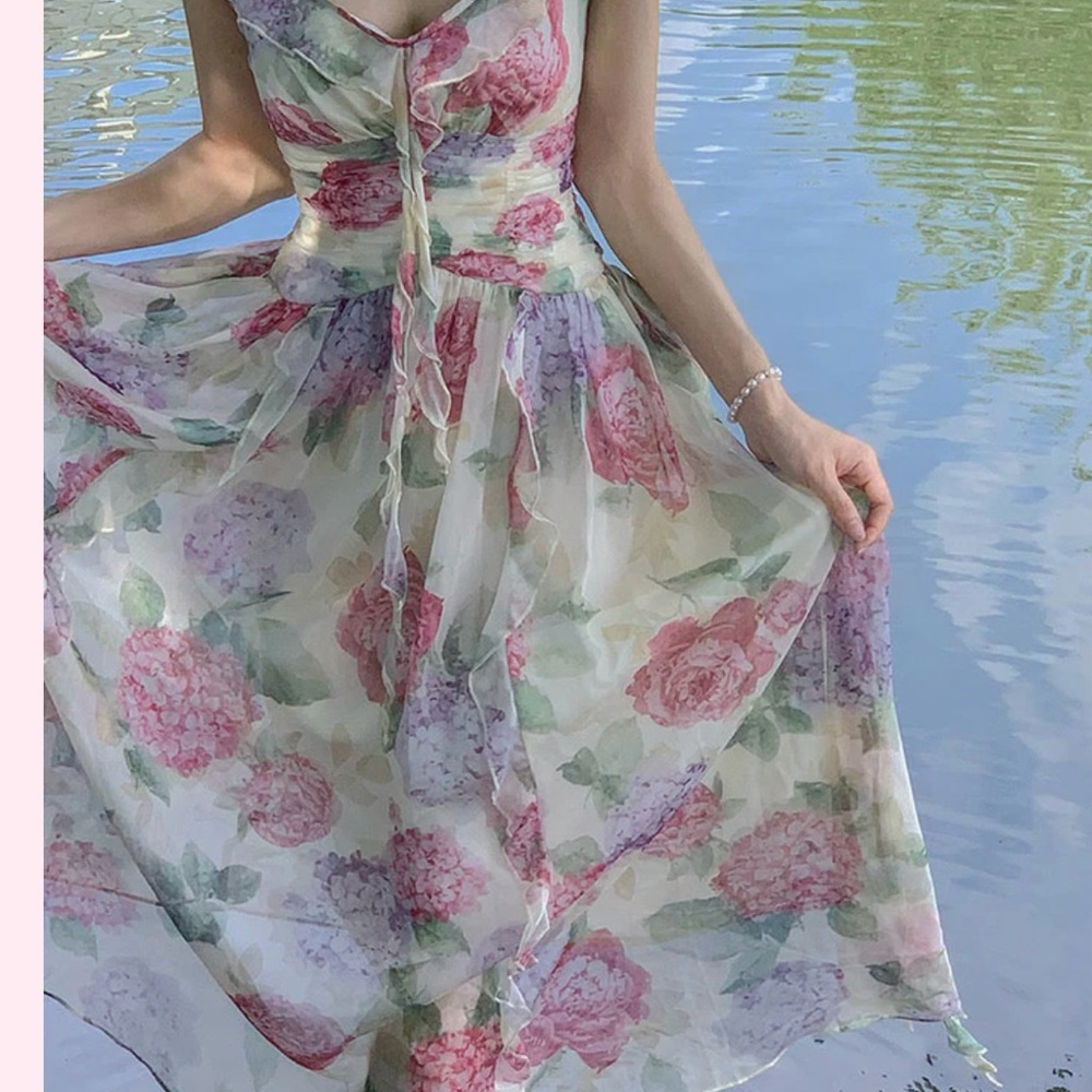 Flower fairy floral dress